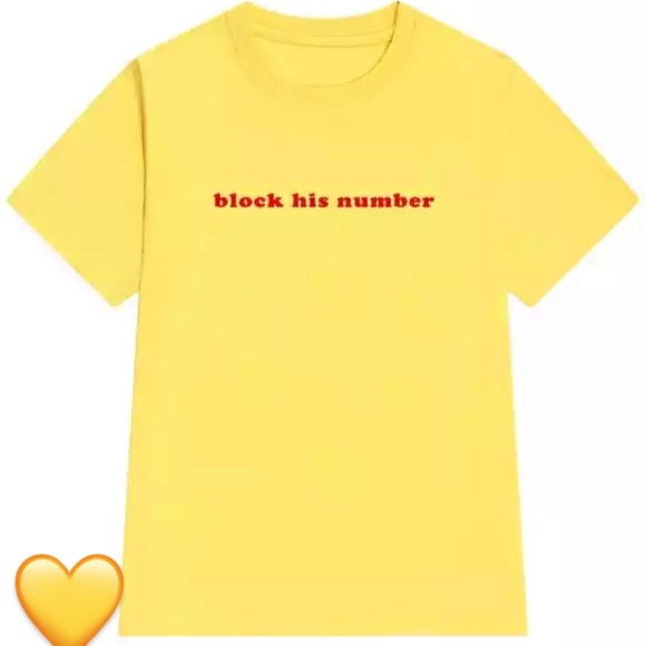 Block His Number T-Shirt 📞 - Picture 2 of 2